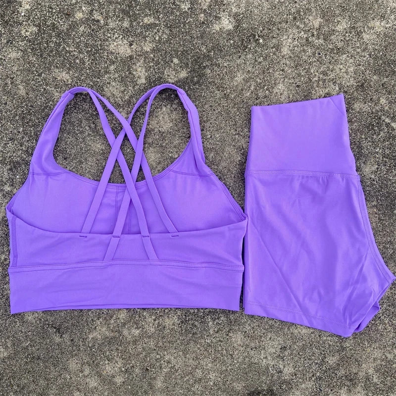 Gym Sports Shorts Set for Women