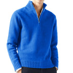 Men Sweaters Knitwear Pullovers Solid Color Long Sleeved Sweater Male Casual Daily Warm Coats