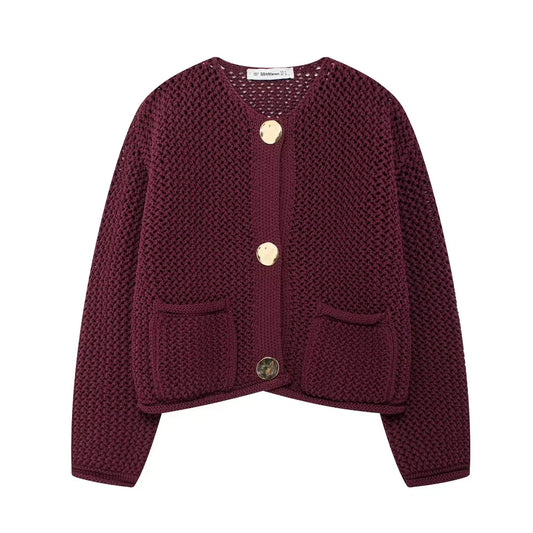 Cardigans For Women Casual Button Long Sleeve Female Sweater