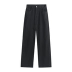 High-waist  Women Jeans Trousers Cotton Material