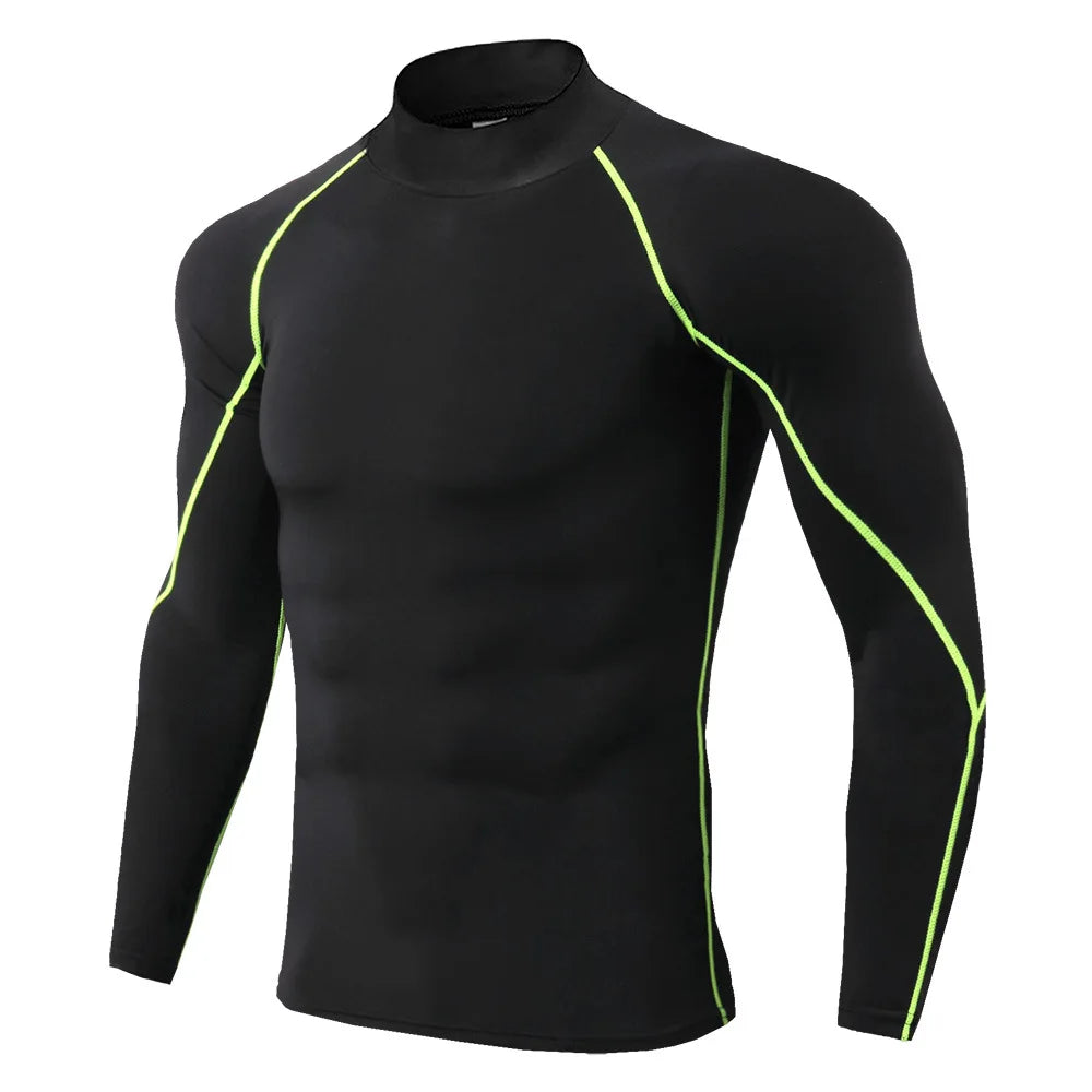 Men Sport T-shirt Fitness Tight