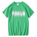 Men's 100% Cotton High Quality Casual Sports Loose Oversized T-shirt Tops