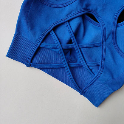 Back Sport Bra Yoga Dress Suit