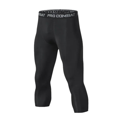 Mens Pants Tights Cool Dry Leggings Sports Athletic Workout Active Shorts