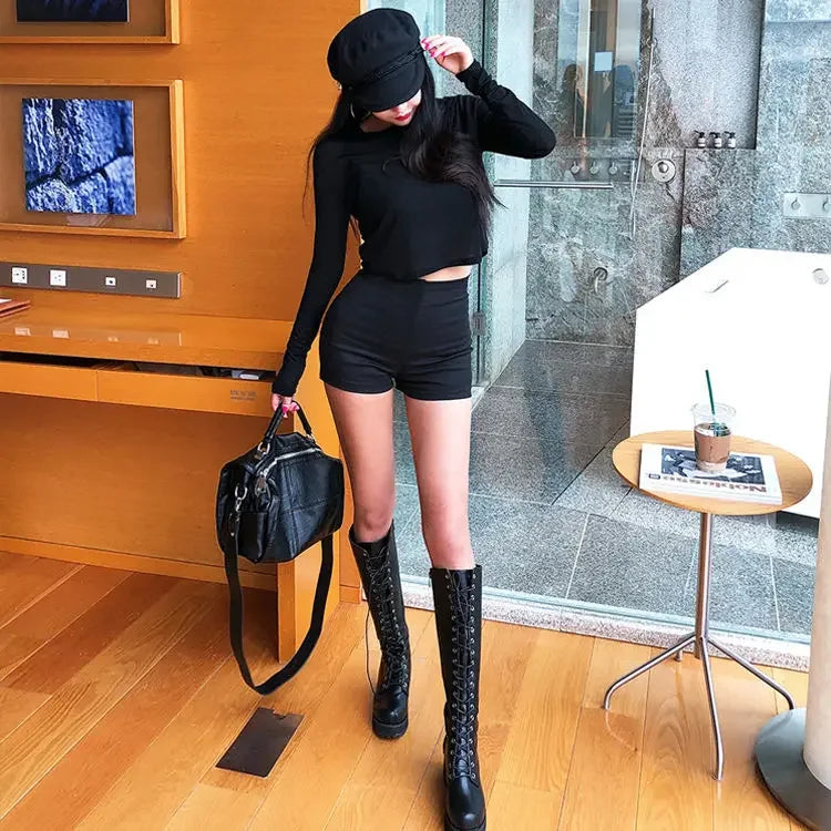 Sports Elastic Casual Sexy Shorts Woman